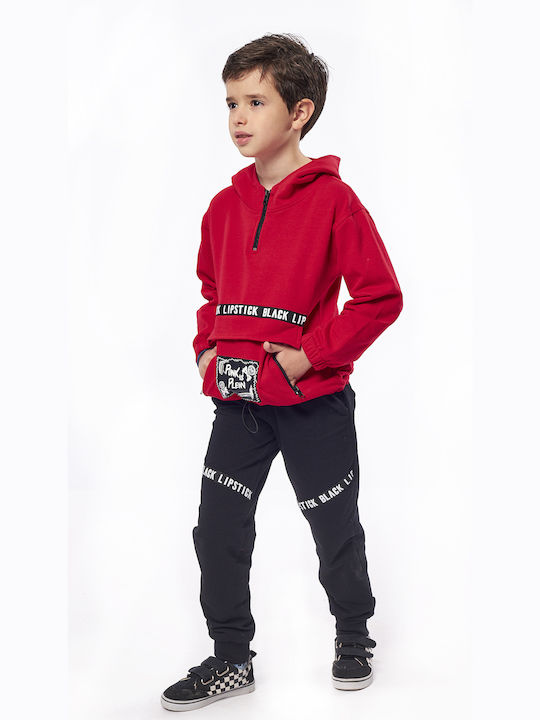 Hashtag Kinder Sweatpants Set - Jogginganzug Rot 2Stück