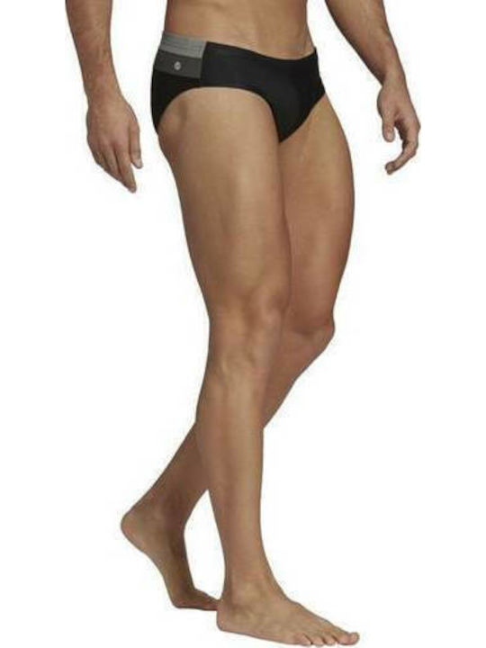Performance Colorblock Men's Swimwear Slip Black