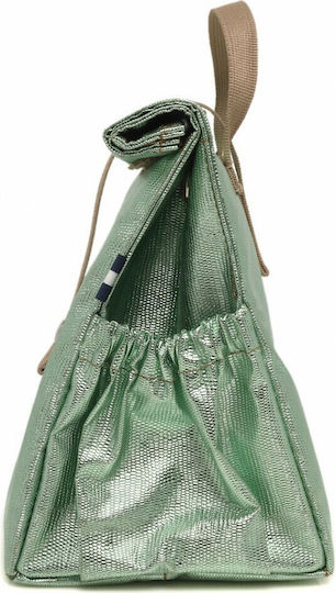 The Lunch Bags School Insulated Hand Lunch Bag 5lt Green 21 x 16 x 24cm