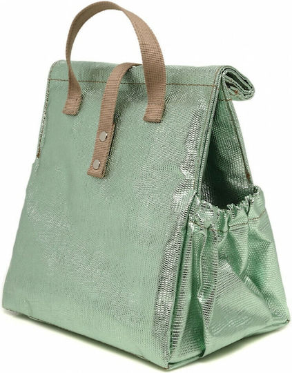 The Lunch Bags School Insulated Hand Lunch Bag 5lt Green 21 x 16 x 24cm