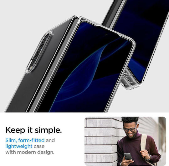 Spigen AirSkin Back Cover Πλαστικό 0.4mm Crystal Clear (Galaxy Z Fold4)