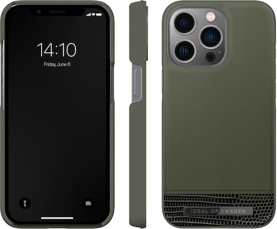iDeal Of Sweden Atelier Задна корица Изкуствена кожа Metal Woods (iPhone 13 Pro)