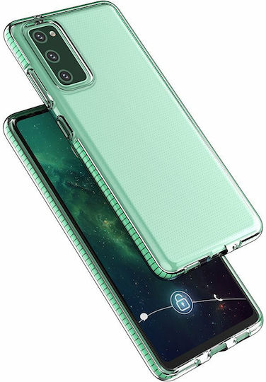 Hurtel Spring Umschlag Rückseite Silikon 1mm Hellblau (Galaxy S20 FE)