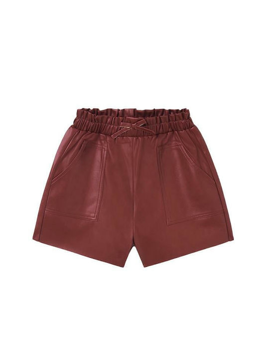 Mayoral Kids Shorts/Bermuda Fabric Burgundy