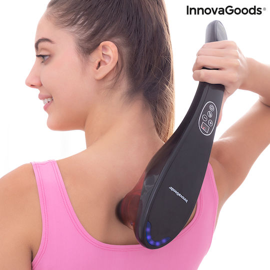 InnovaGoods Masfin Massage Device Shiatsu for the Body with Infrared Heat Green