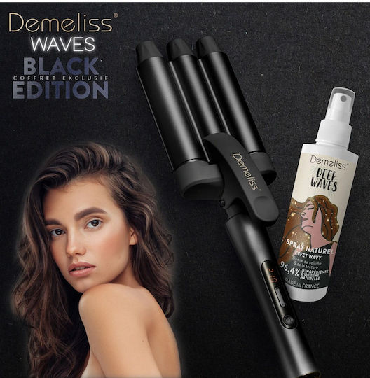 Demeliss Waves Black Edition Ψαλίδι Μαλλιών για Κυματιστά Μαλλιά 28mm 100473