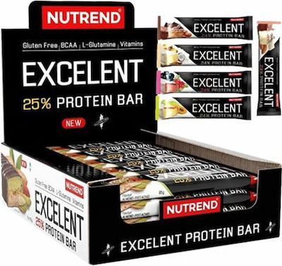 Nutrend Excelent Bars with 24% Protein & Flavor Marzipan Almonds 18x85gr