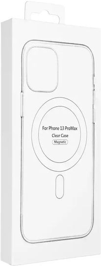 Clear Mag Задна корица Силикон Прозрачен (iPhone 13 mini)