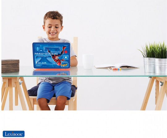 Lexibook Spiderman Elektronisches Kinder Bildungs-Laptop/Tablet Für 4+ Jahre