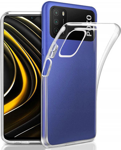0,5mm Back Cover Silicon 0.5mm Transparent (Poco M3 / Redmi 9T)
