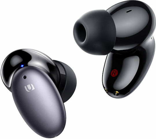 Ugreen HiTune X6 In-ear Bluetooth Handsfree Ακουστικά με Αντοχή στον Ιδρώτα και Θήκη Φόρτισης Μαύρα