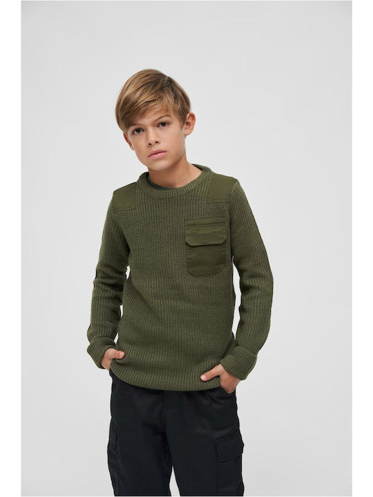 Brandit Kids Sweater Long Sleeve Khaki