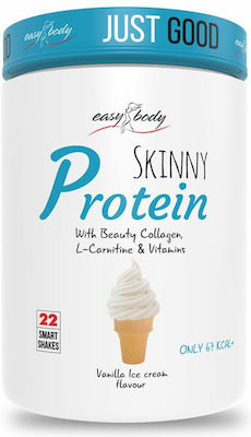 QNT Easy Body Skinny Protein Πρωτεΐνη Ορού Γάλακτος με Γεύση Vanilla Ice Cream 450gr