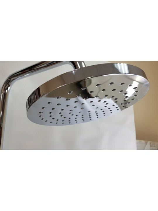 Ideal Standard Vidima Balance Στήλη Ντουζ χωρίς Μπαταρία 102cm Ασημί
