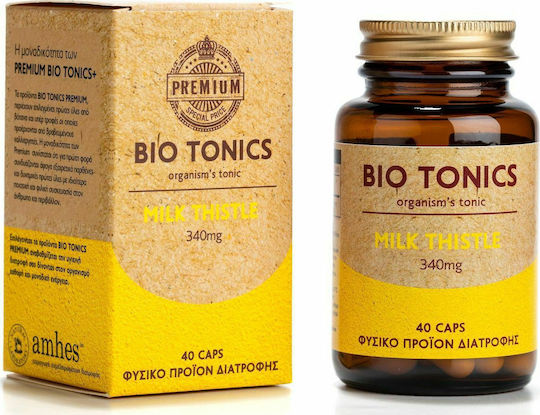 Bio Tonics Milk Thistle 340mg Silimarina 40 capace