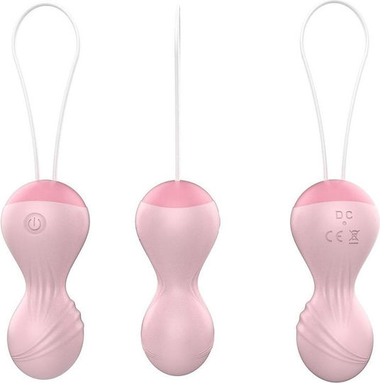 Kulki-Vibrating Silicone Kegel Balls Безжични Вагинални топки с вибрация Flesh