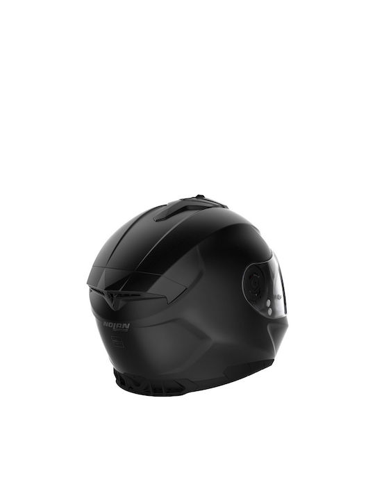 Nolan N80-8 Flat Black Motorcycle Helmet Full Face with Sunvisor