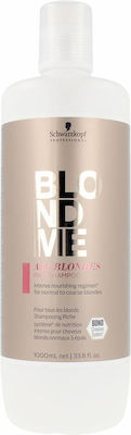 Schwarzkopf Blondme All Blondes Rich Shampoos Reconstruction/Nourishment for Coloured Hair 1000ml