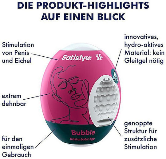 Satisfyer Bubble Masturbation Egg Masturbator