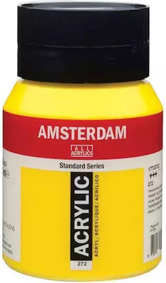 Royal Talens Amsterdam All Acrylics Standard Acrylic Paint Set Transparent Yellow Medium 272 500ml 1pcs 17722722