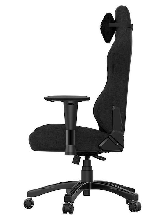 Anda Seat Phantom 3 Large Fabric Gaming Chair with Adjustable Arms Carbon Black