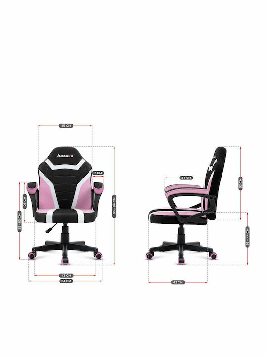 Huzaro Ranger 1.0 Υφασμάτινη Καρέκλα Gaming Pink Mesh