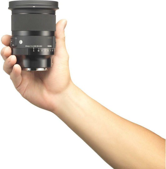 Sigma Full Frame Camera Lens 20mm f/1.4 DG DN Art Ultra-Wide Zoom for Leica L Mount Black
