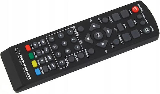 Esperanza EV106R Ψηφιακός Δέκτης Mpeg-4 Full HD (1080p) Συνδέσεις HDMI / USB