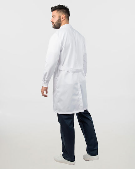 Ayo Merlin Bărbați Halat medical de pansament Alb