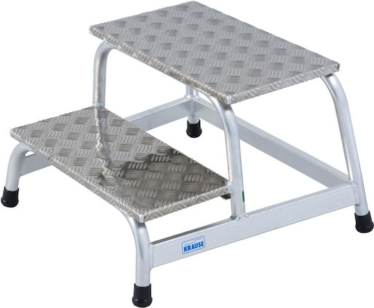 Krause Stabilo Σκαλοσκαμπό Αλουμινίου 2 Σκαλιών 41cm