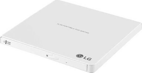 Hitachi-LG Data Storage GP57 External DVD/CD Recorder for Desktop / Laptop White