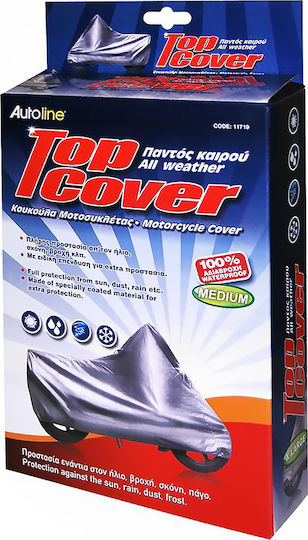 Autoline Waterproof Motorcycle Cover Top Cover Medium L203xW89xH122cm