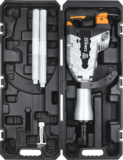 Deko Impact Demolition Hammer Electric 1700W with Chuck HEX DKDB17LD48