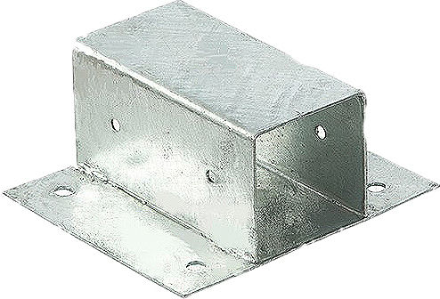 Showood Suporturi pentru Pergolă Galvanizat 7.1x7.1cm 1buc