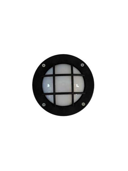 Heronia SLP-10Β Wall-Mounted Outdoor Turtle Light IP44 G9 Black