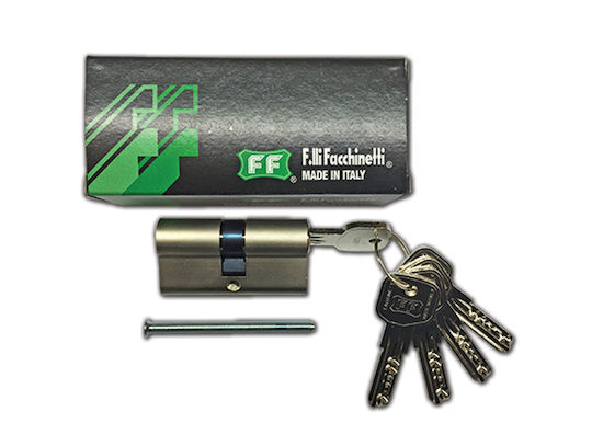F.lli Facchinetti Lock Cylinder Security SY328218 80mm (30-50) Silver