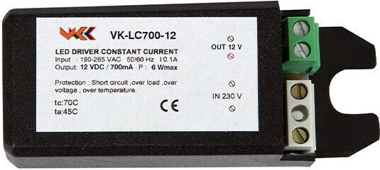 VK Lighting Τροφοδοτικό LED IP20 Ισχύος 26W με Τάση Εξόδου 24V