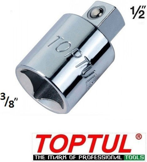 Toptul Αντάπτορας με Υποδοχή 3/8'' και Έξοδο 1/2''