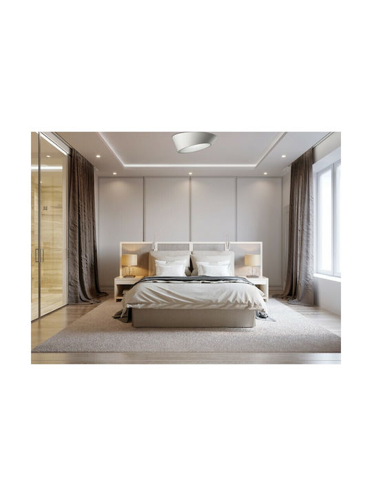 VK Lighting Ceiling Mount Light 60cm Gray with Socket GU10