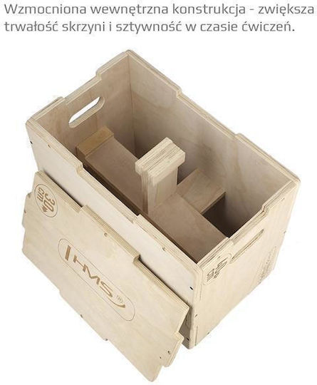 HMS DSC04 17-62-106 Wooden Plyometric Box