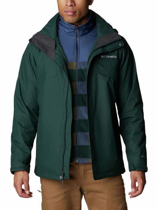 Bugaboo II 3 in 1 Men's Winter Jacket Waterproof Green