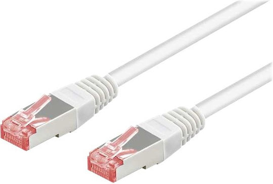 Goobay S/FTP Kat.6 Ethernet Netzwerkkabel 20m Weiß