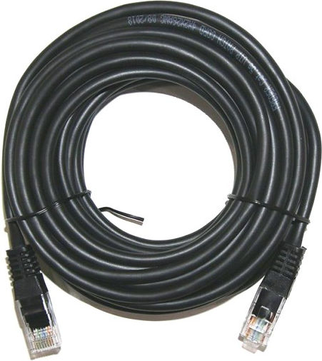Adeleq U/UTP Cat.5e (Gigabit) Καλώδιο Δικτύου Ethernet 5m Μαύρο