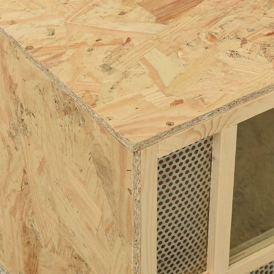 vidaXL Reptilien Terrarium Beige 80x40x40cm