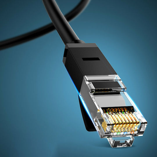 Ugreen Flat U/UTP Cat.6 (Gigabit) Network Cable Ethernet 5m Black