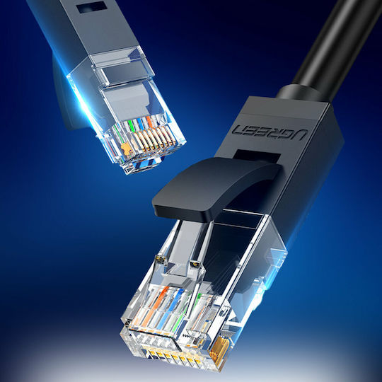 Ugreen Flat U/UTP Cat.6 (Gigabit) Network Cable Ethernet 5m Black