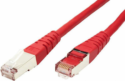 Roline S/FTP Cat.6a Ethernet Network Cable 1.5m Red 1pcs