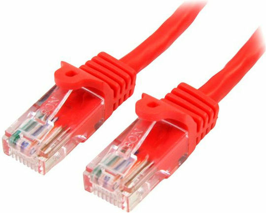 StarTech U/UTP Cat.5e Netzwerkkabel Ethernet 0,5m Rotes