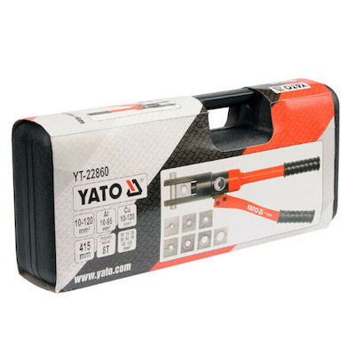 Yato Υδραυλική Πρέσα Ακροδεκτών Διατομής 14-240mm² (Μήκος 470mm)