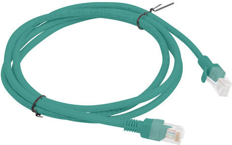 Lanberg U/UTP Cat.5e Ethernet Network Cable 1.5m Green 1pcs